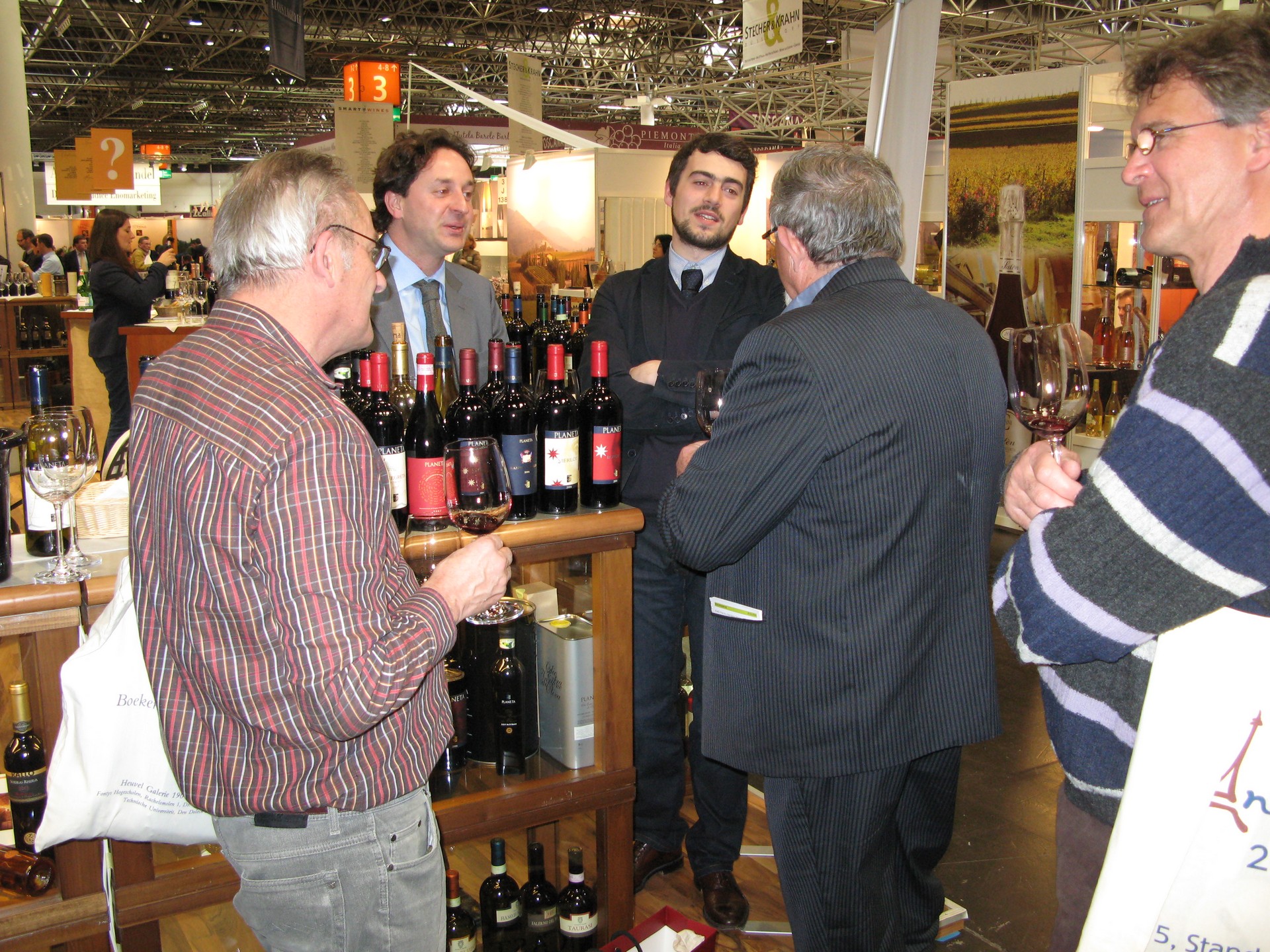 Naar de wijnbeurs in Düsseldorf Maart 2009