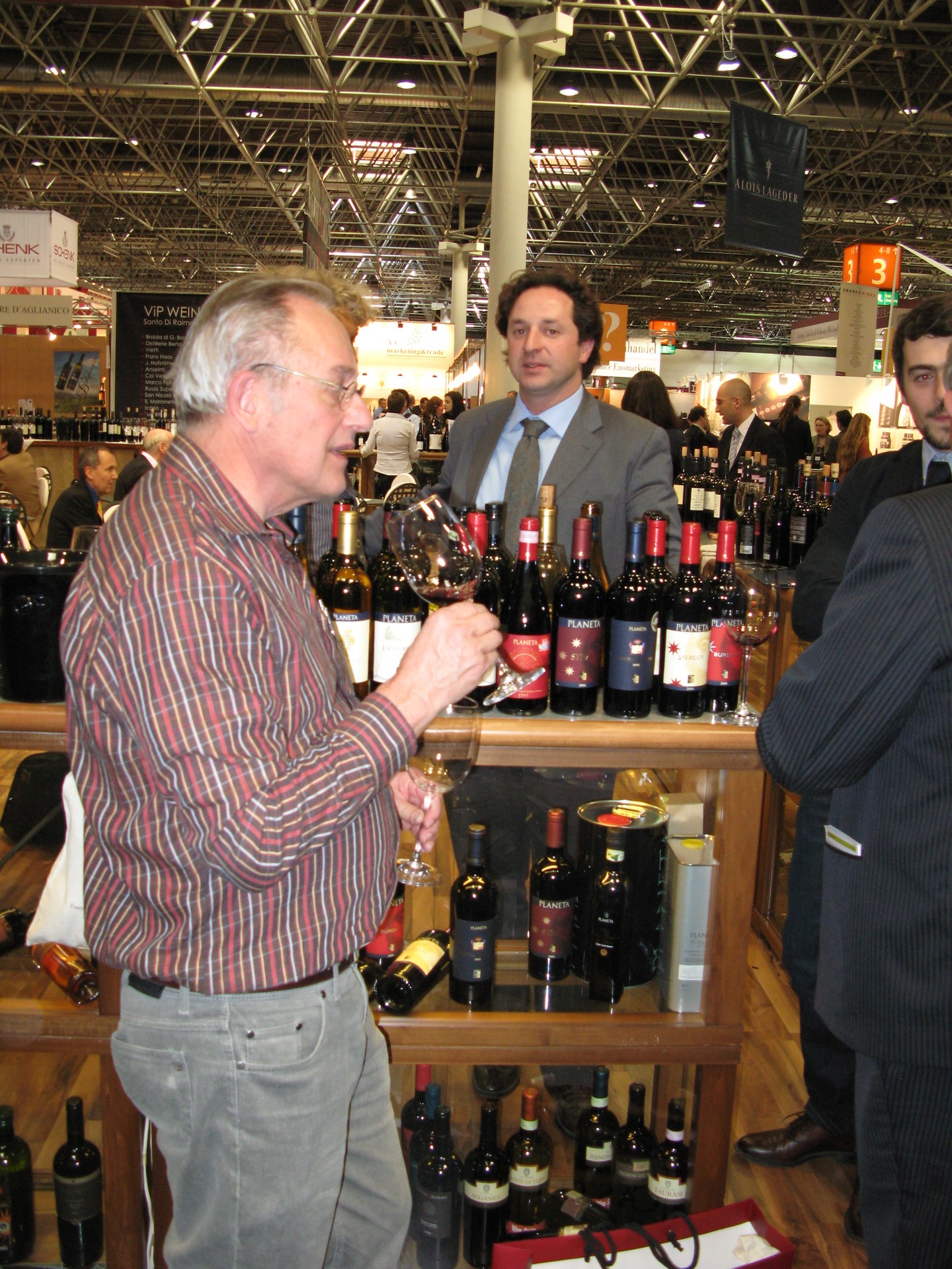 Naar de wijnbeurs in Düsseldorf Maart 2009