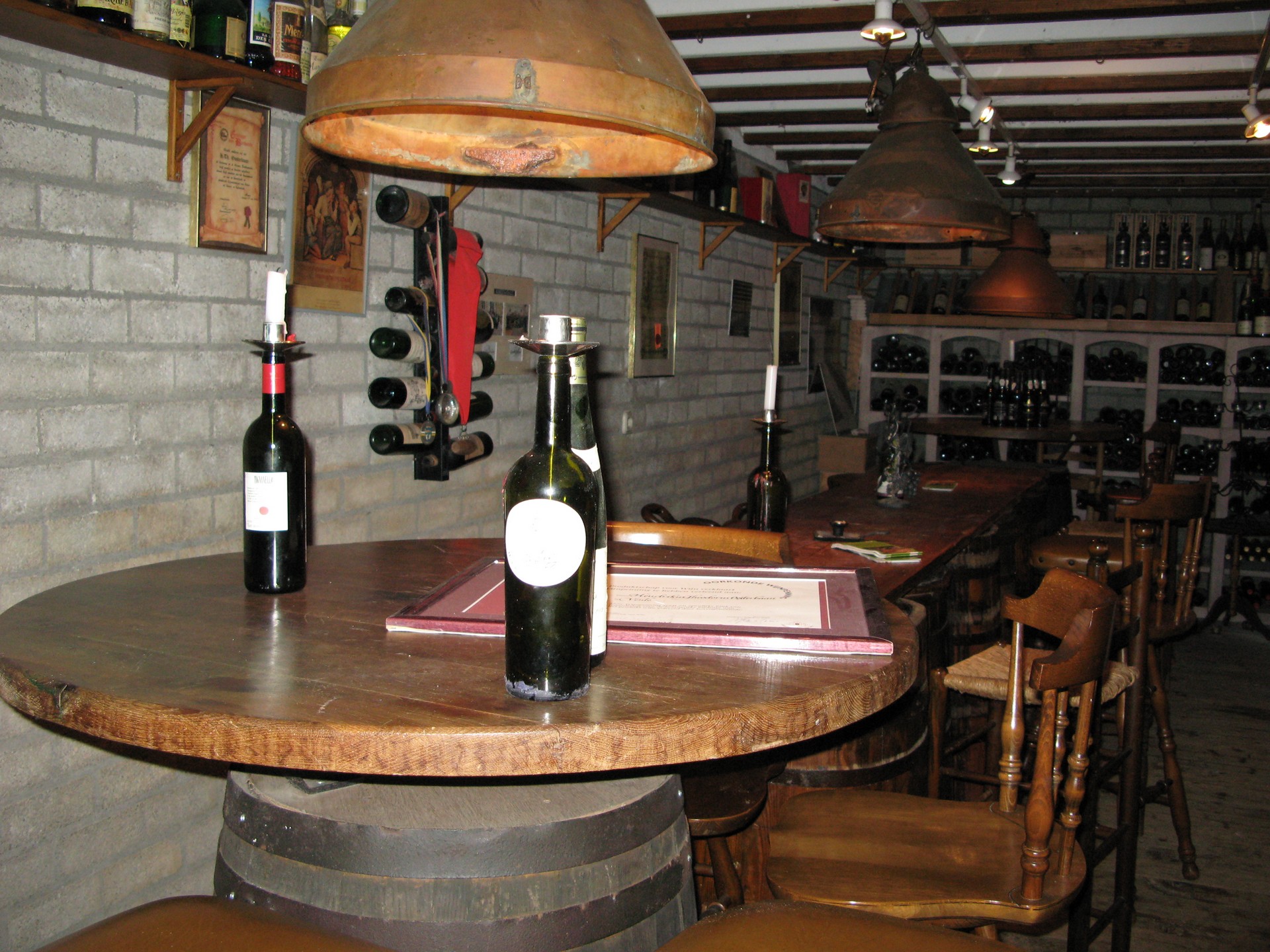 De wijnkelder  - cursuslokaal - proeflokaal